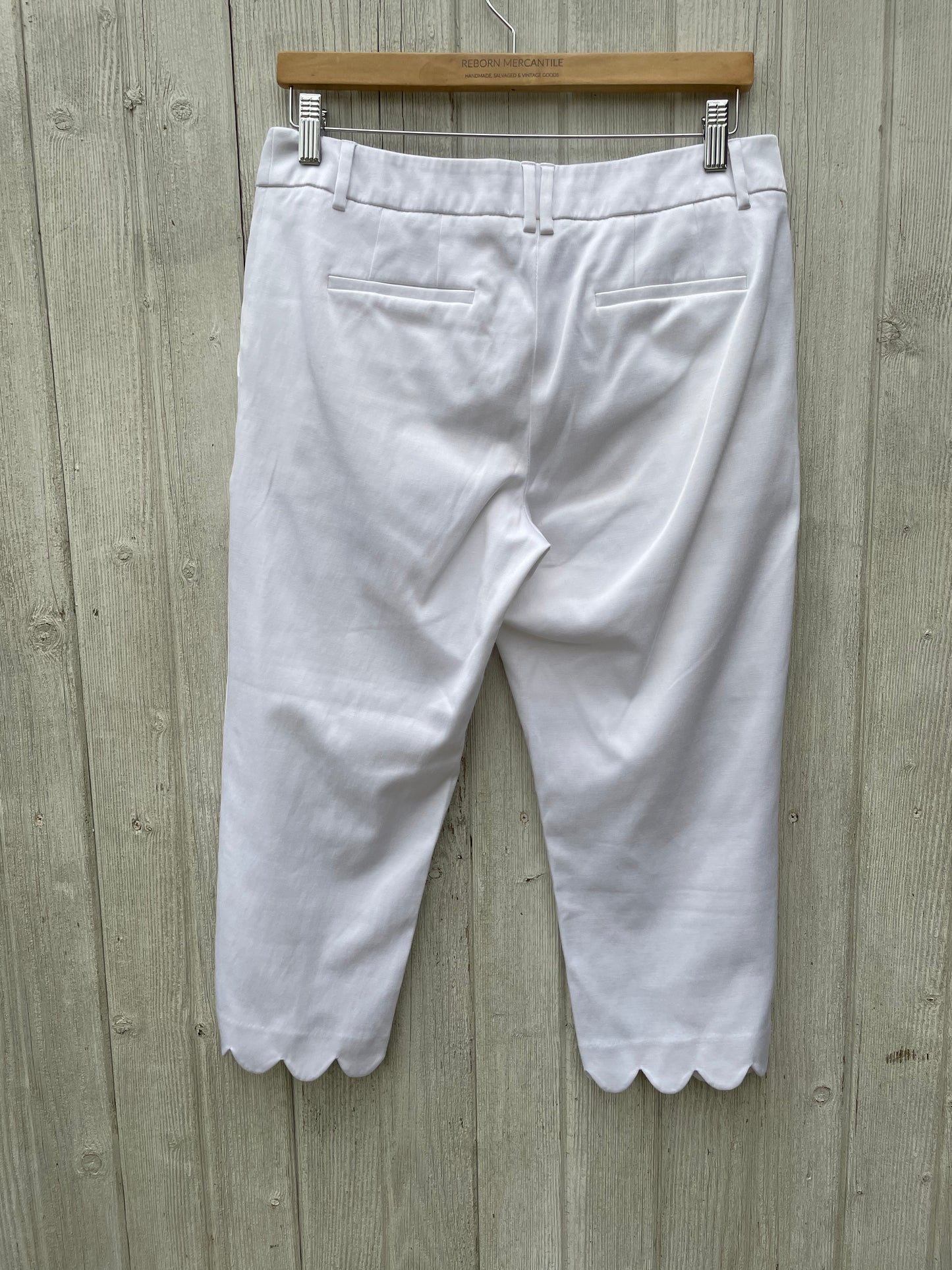 Zac & Rachel: Scallop Hem Cropped Trousers