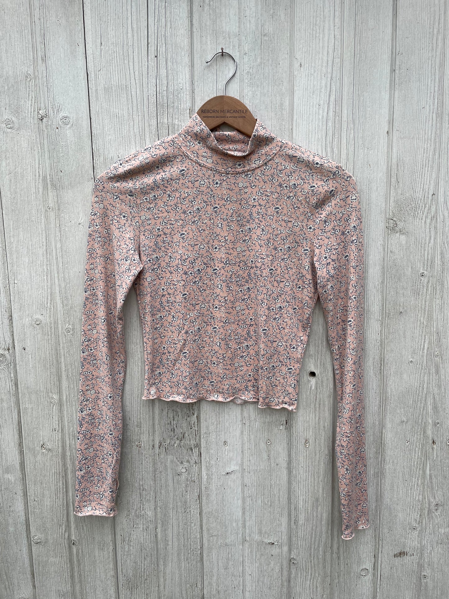 BKK Chance: Floral Crop Turtleneck