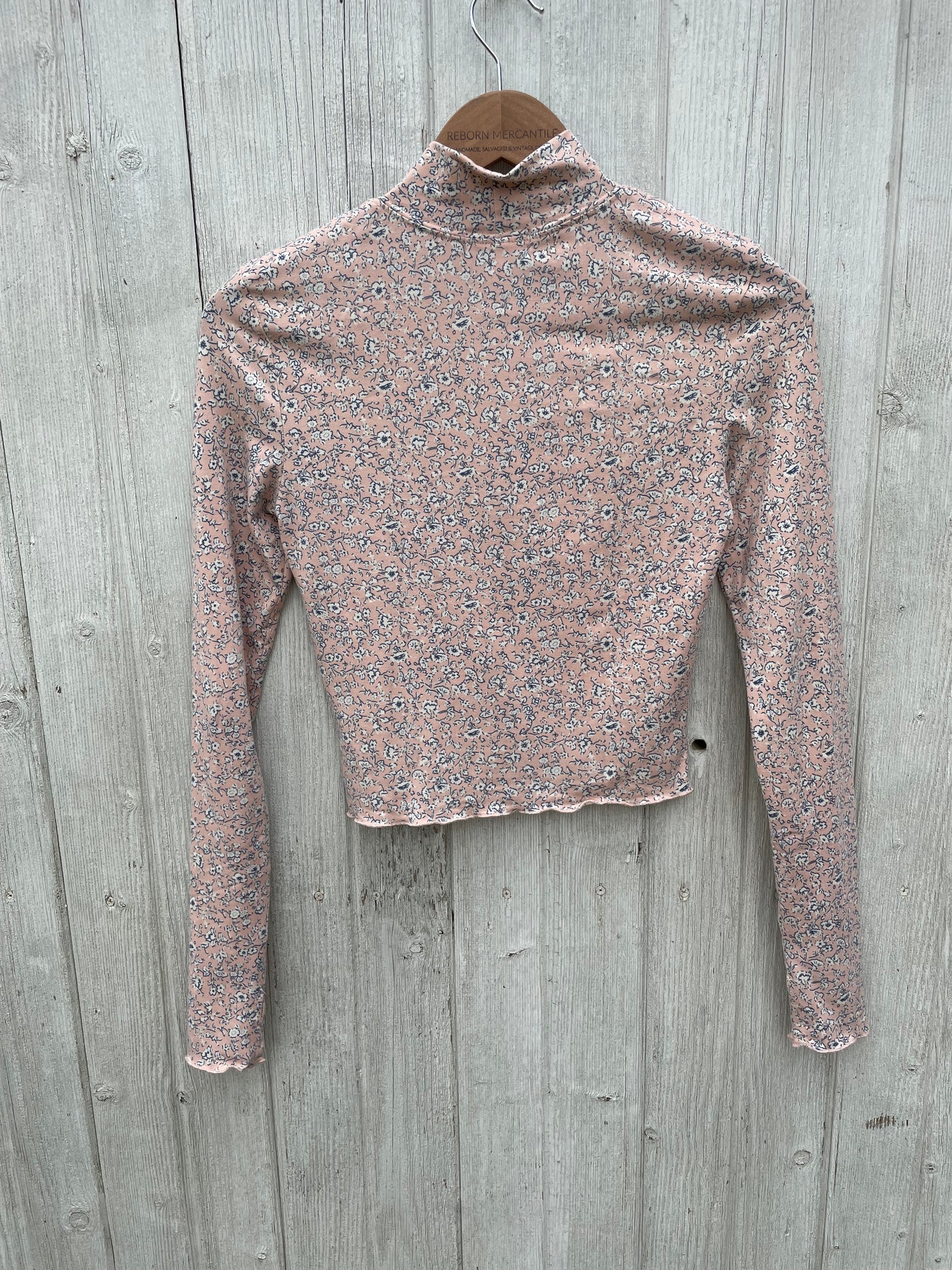 BKK Chance: Floral Crop Turtleneck