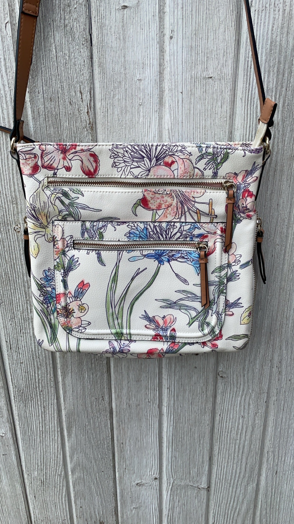 Apt. 9: Large Floral Crossbody